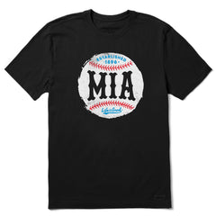 Men's Miami Baseball Short Sleeve Crusher Tee