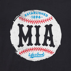 Men's Miami Baseball Short Sleeve Crusher Tee