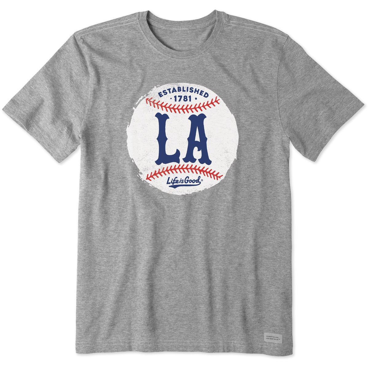 Men's LA Baseball Short Sleeve Crusher Tee