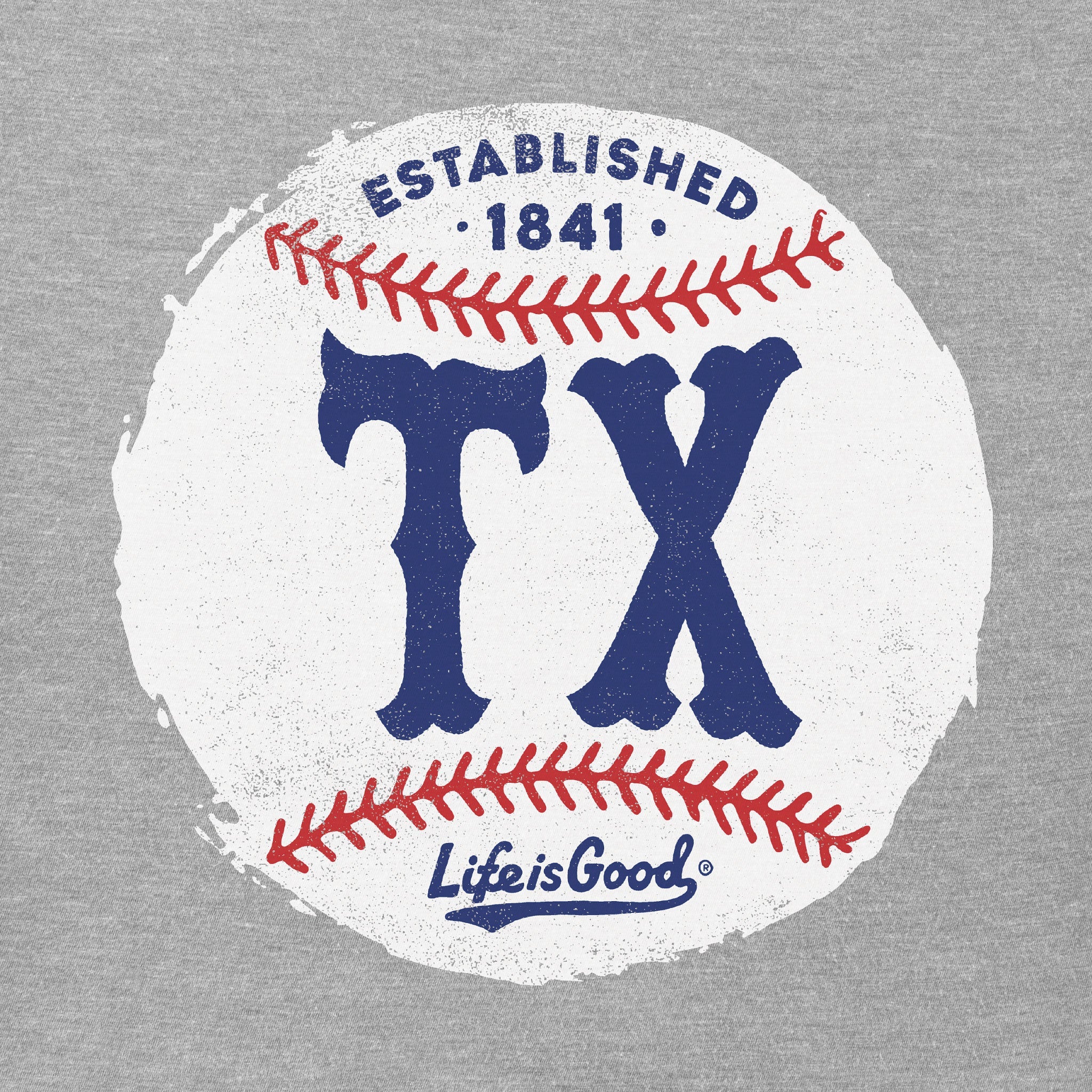Men's Texas Baseball Short Sleeve Crusher Tee