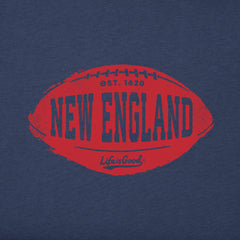 Men's New England Football Short Sleeve Crusher Tee