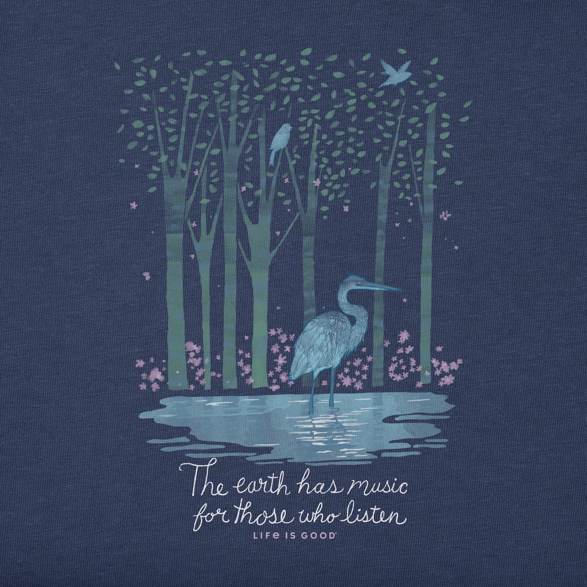 Women's Earth Has Music Heron Long Sleeve Tee