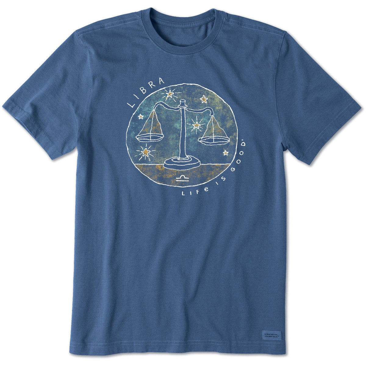 Men's Trippy Libra Short Sleeve Crusher Tee