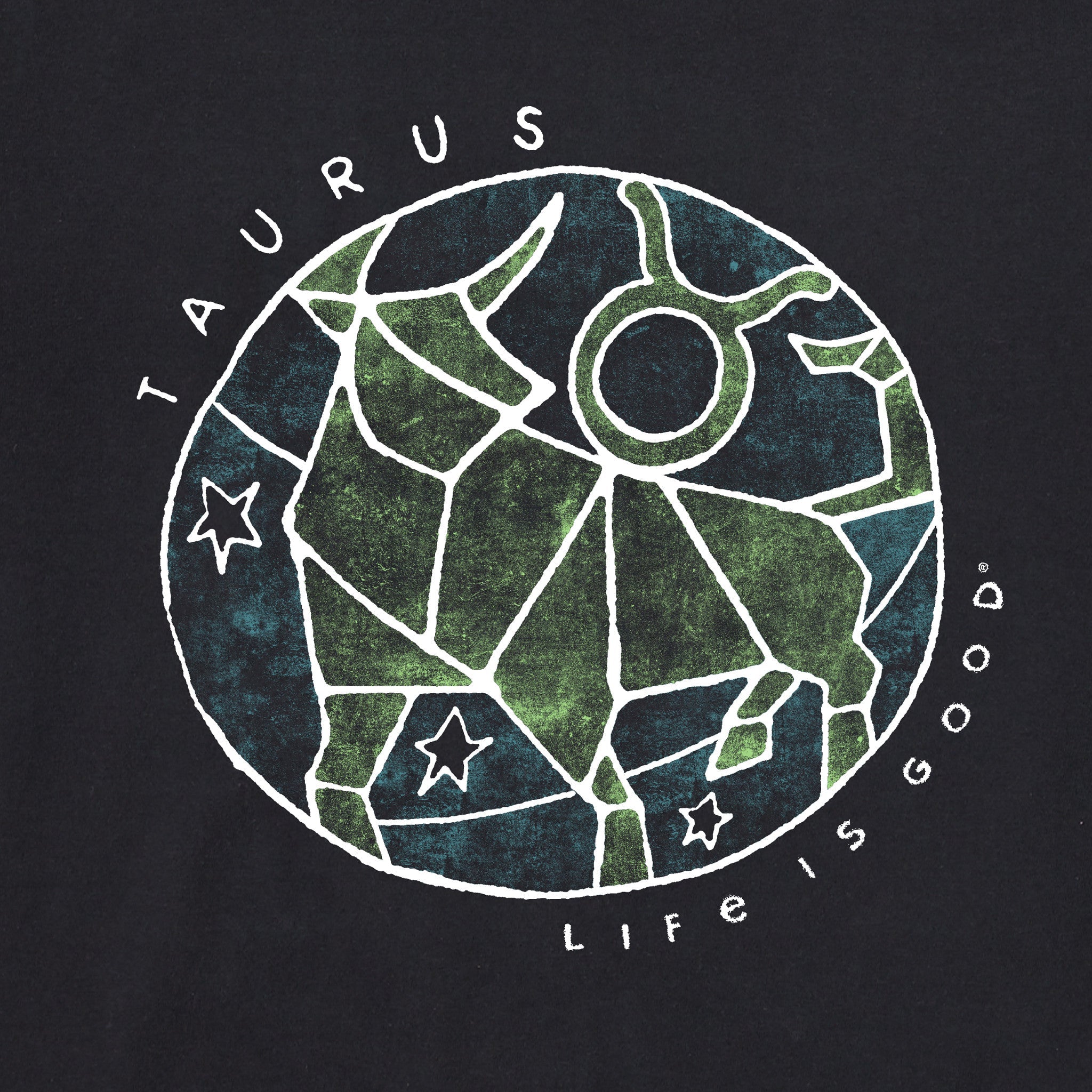 Men's Trippy Taurus Short Sleeve Crusher Tee