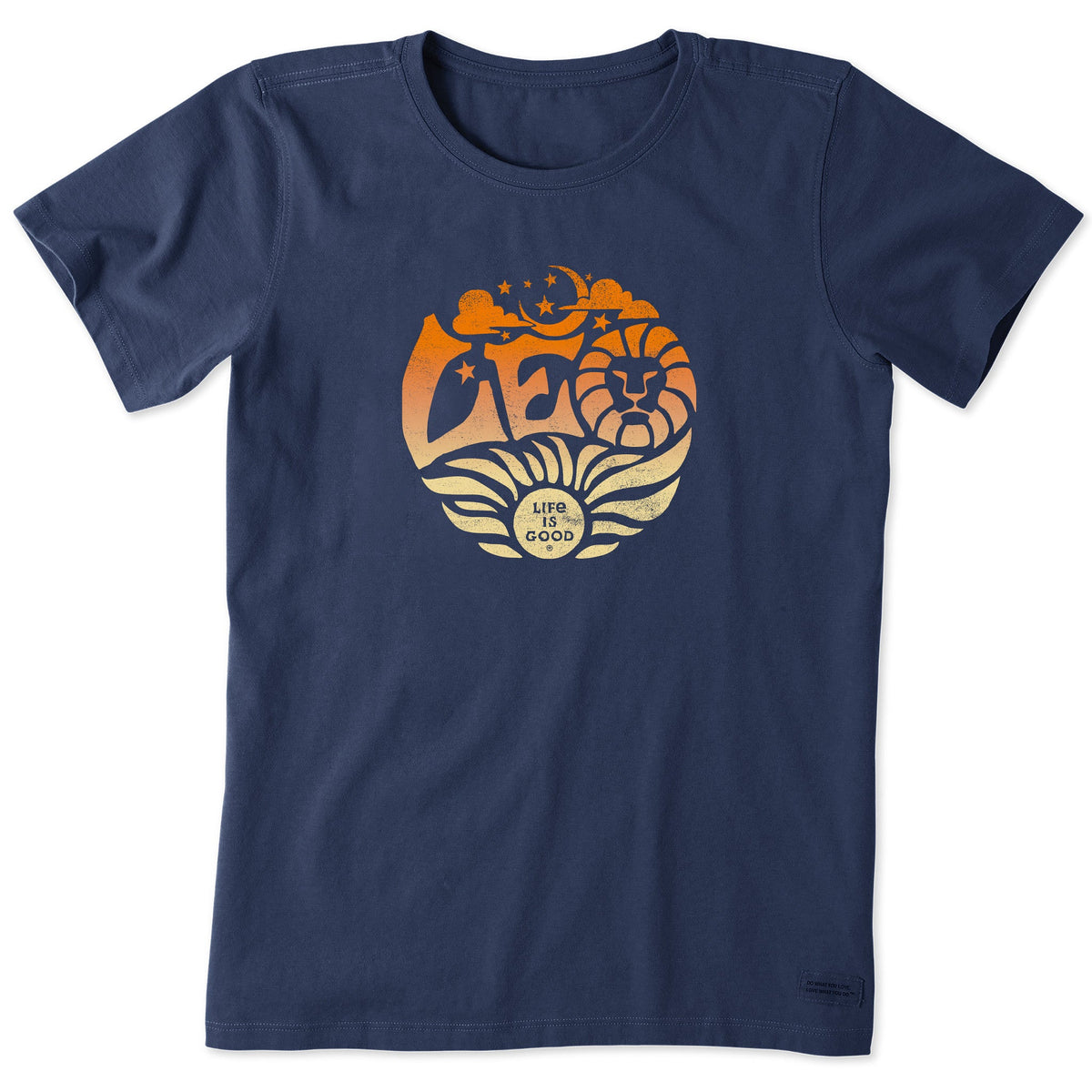 Women's Leo Zodiac Vibes Short Sleeve Crusher Tee