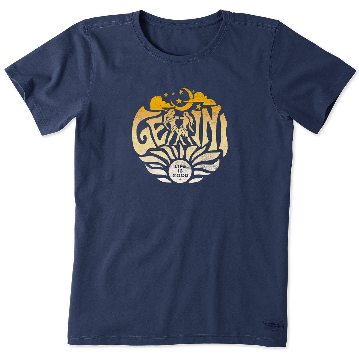 Women's Gemini  Zodiac Vibes Short Sleeve Crusher Tee