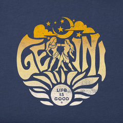 Women's Gemini  Zodiac Vibes Short Sleeve Crusher Tee