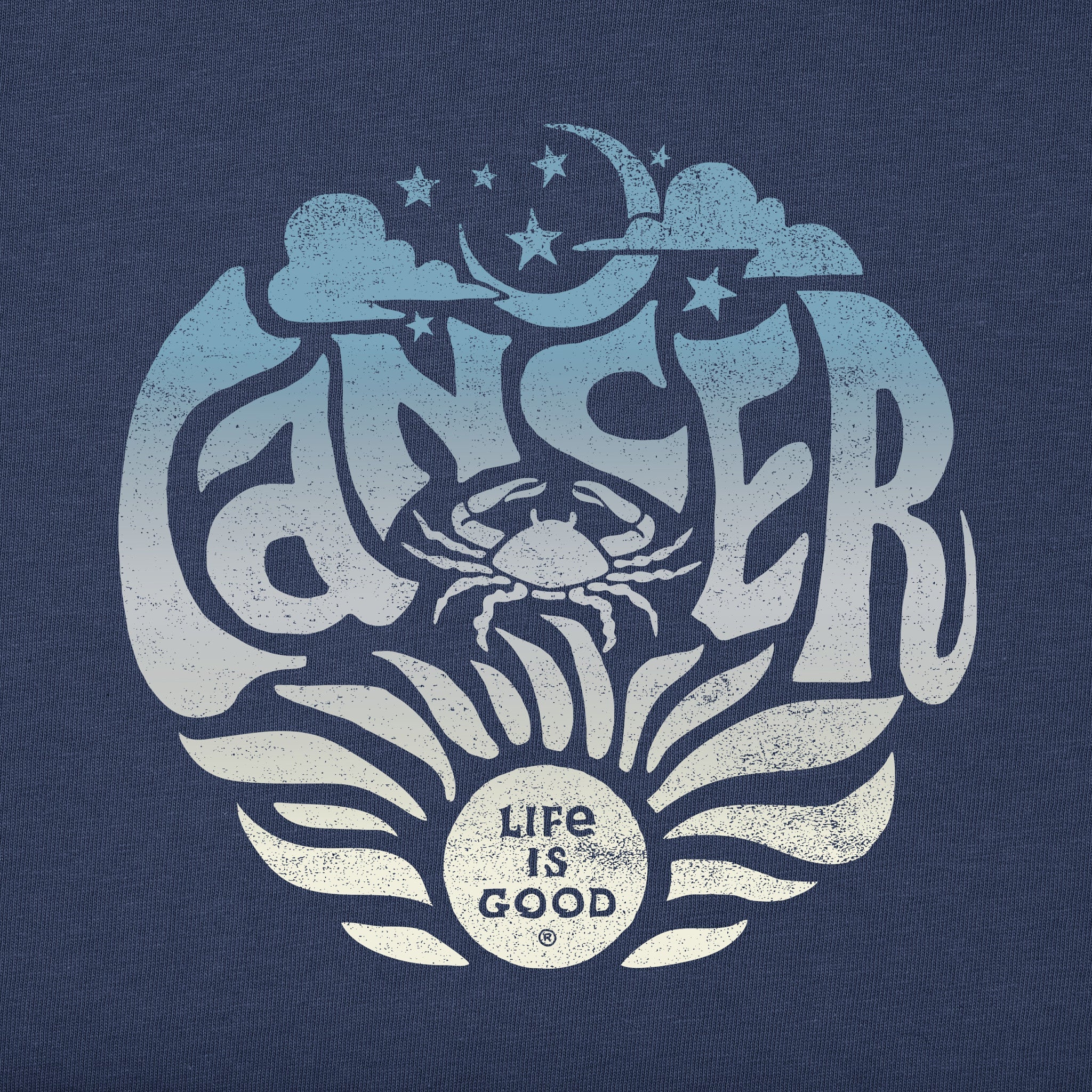 Women's Cancer  Zodiac Vibes Short Sleeve Crusher Tee