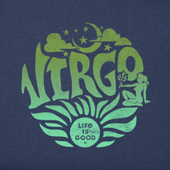 Men's Virgo Zodiac Vibes Short Sleeve Crusher Tee