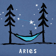 Men's Zodiac Hammock Aries Short Sleeve Crusher Tee
