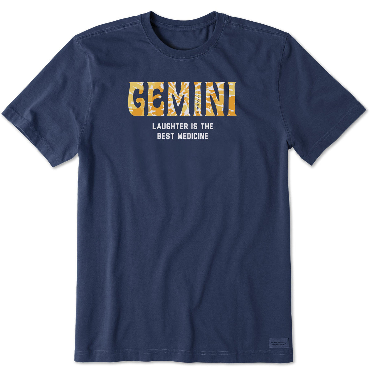 Men's Gemini Tie Dye Short Sleeve Crusher Tee
