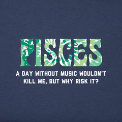 Men's Pisces Tie Dye Short Sleeve Crusher Tee