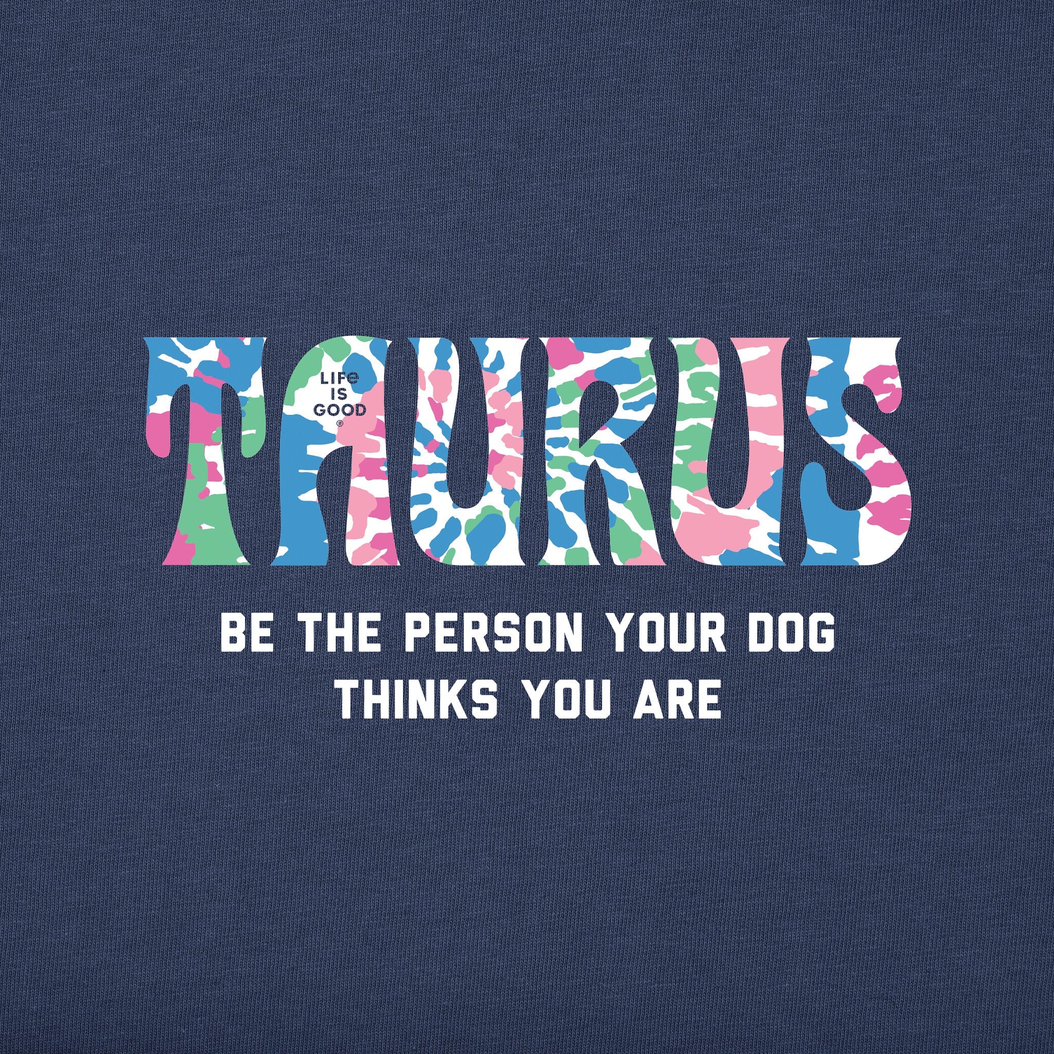 Men's Taurus Tie Dye Short Sleeve Crusher Tee