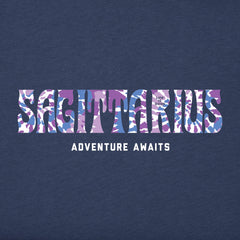 Men's Sagittarius Tie Dye Short Sleeve Crusher Tee