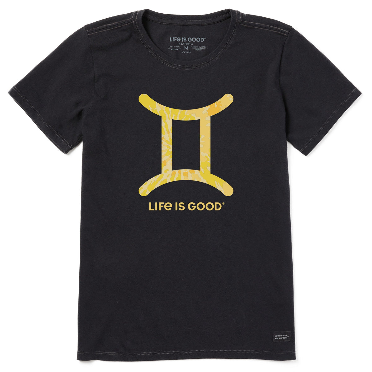 Women's Gemini  Sign Tie Dye Short Sleeve Crusher Tee