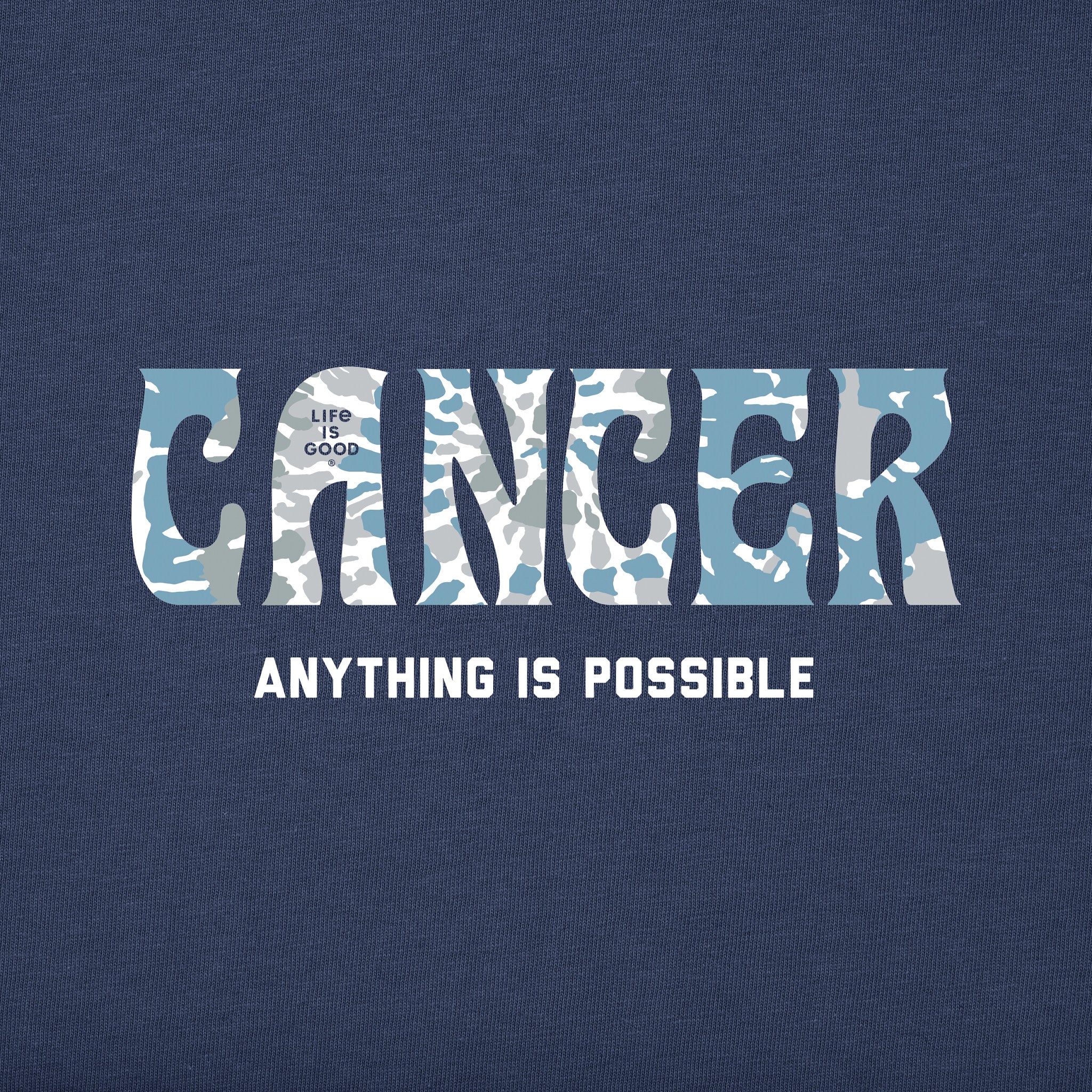 Women's Cancer Tie Dye Short Sleeve Crusher Tee