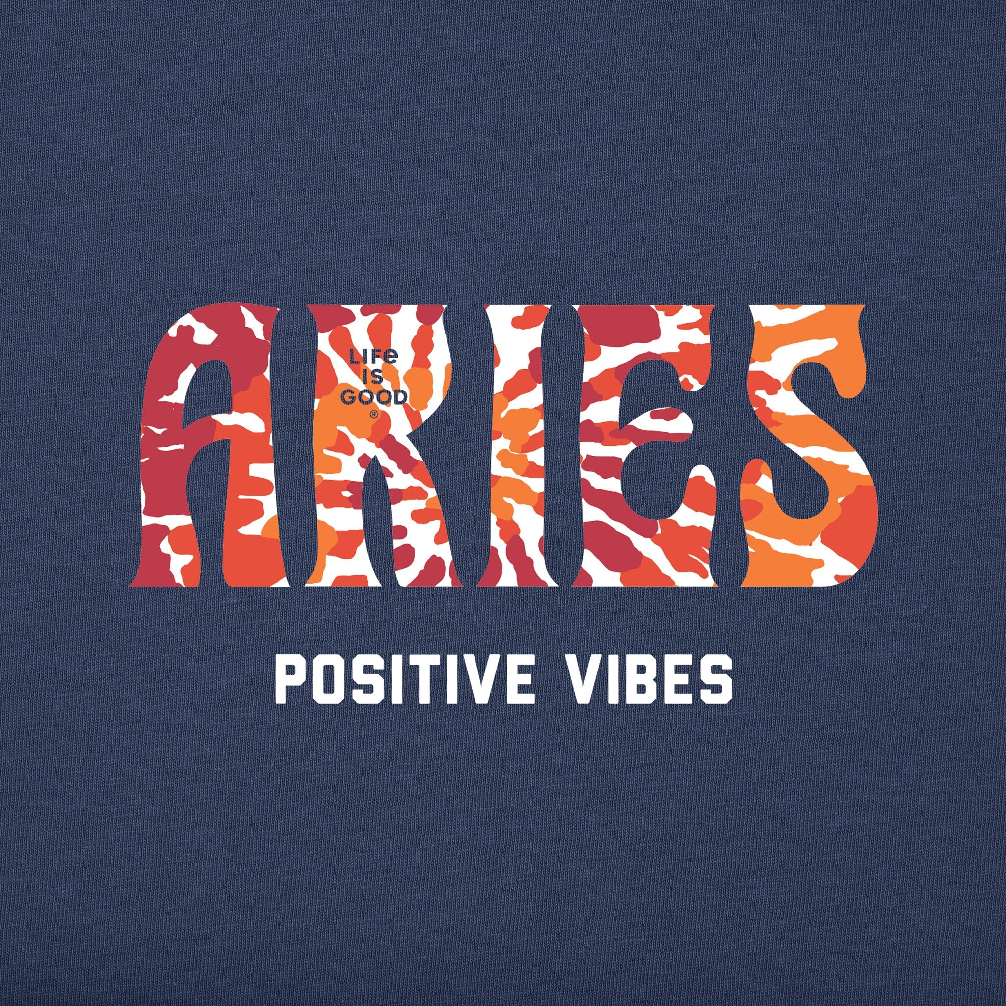 Women's Aries Tie Dye Short Sleeve Crusher Tee