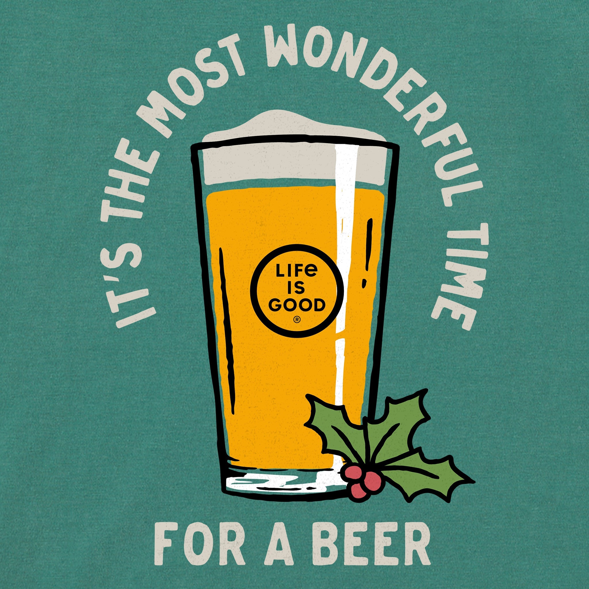 Men's Time for a Beer Long Sleeve Crusher Tee