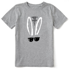 Kids Where's the Candy at? Short Sleeve Crusher Tee