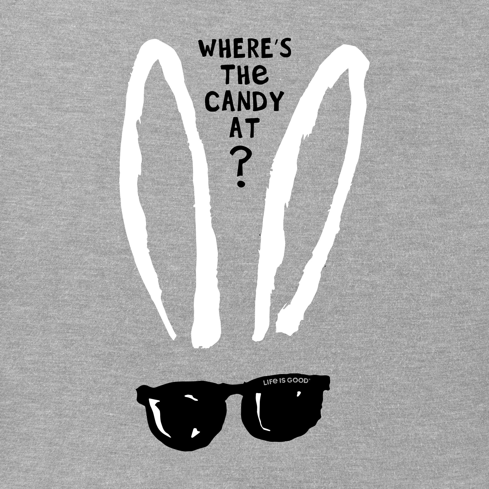 Kids Where's the Candy at? Short Sleeve Crusher Tee