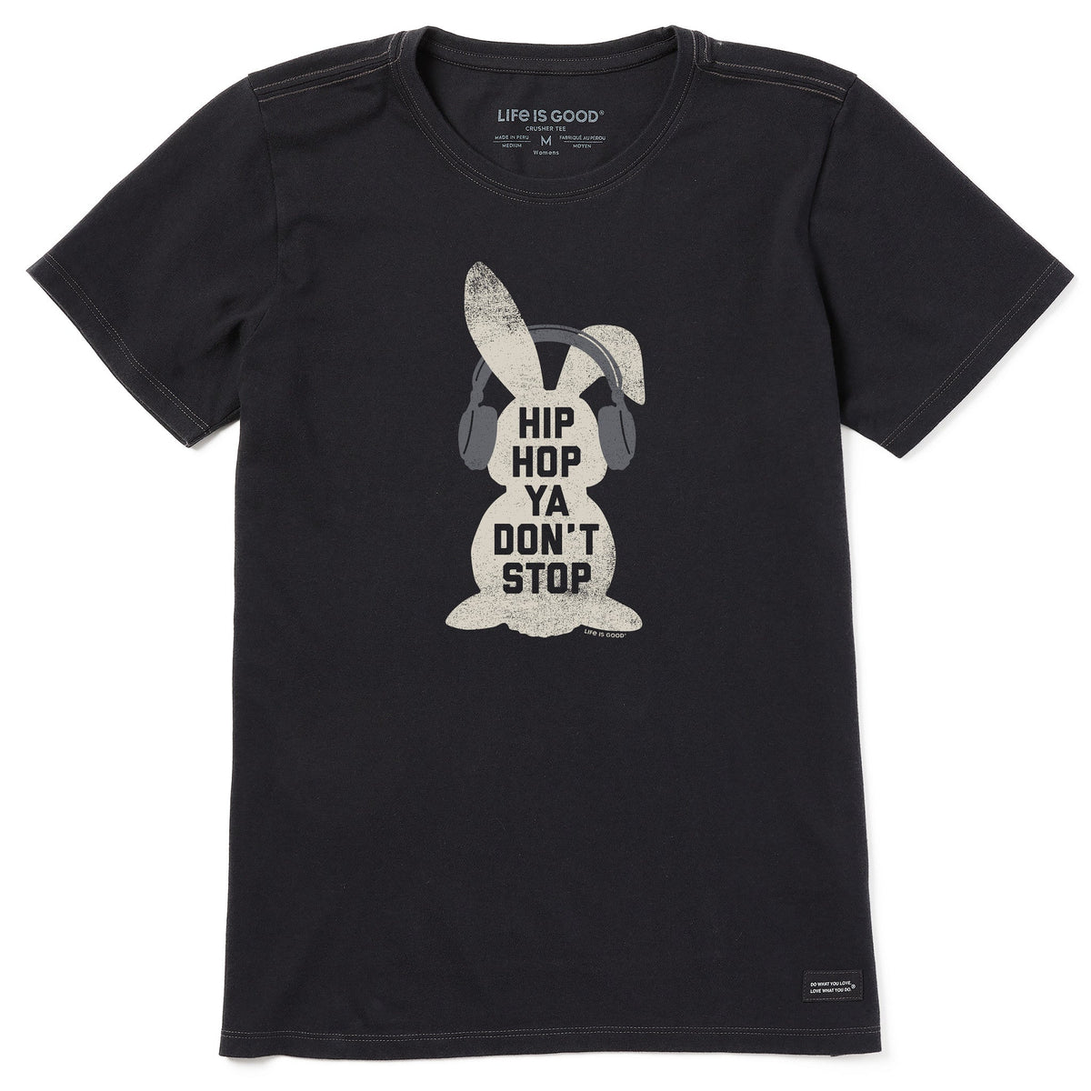 Women's Hip Hop Ya Don't Stop Short Sleeve Crusher Tee