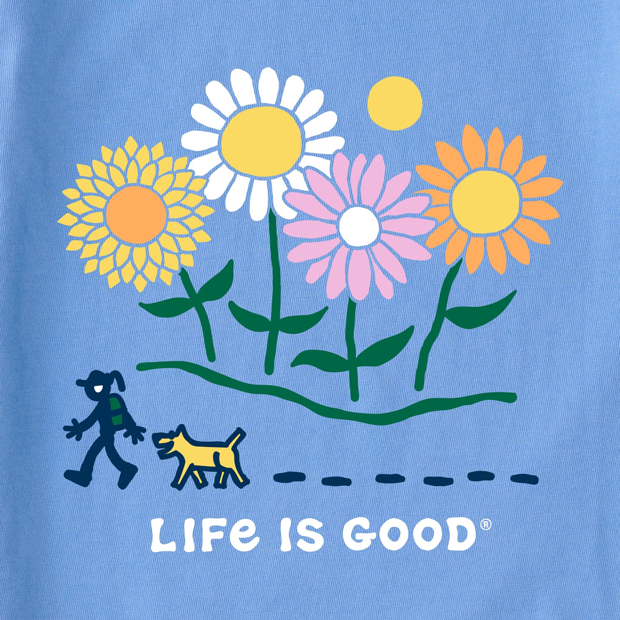 Women's Jackie and Rocket Wildflowers Short Sleeve Tee