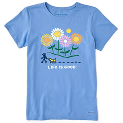 Women's Jackie and Rocket Wildflowers Short Sleeve Tee