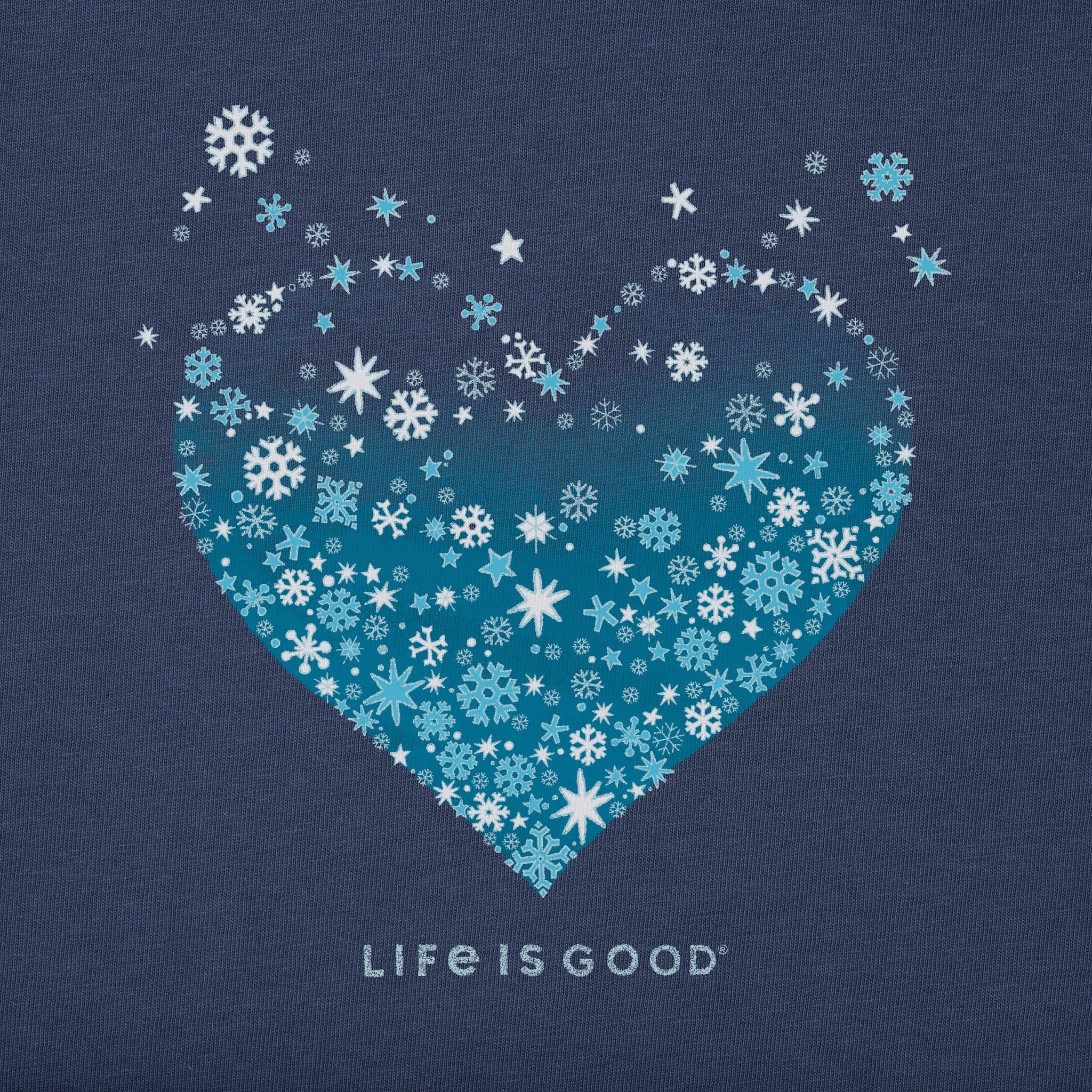 Women's Heart of Snow Long Sleeve Crusher Tee