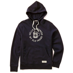 Men's Hello Darkness My Old Friend Simply True Fleece Hoodie