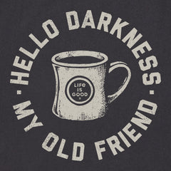 Men's Hello Darkness My Old Friend Simply True Fleece Hoodie