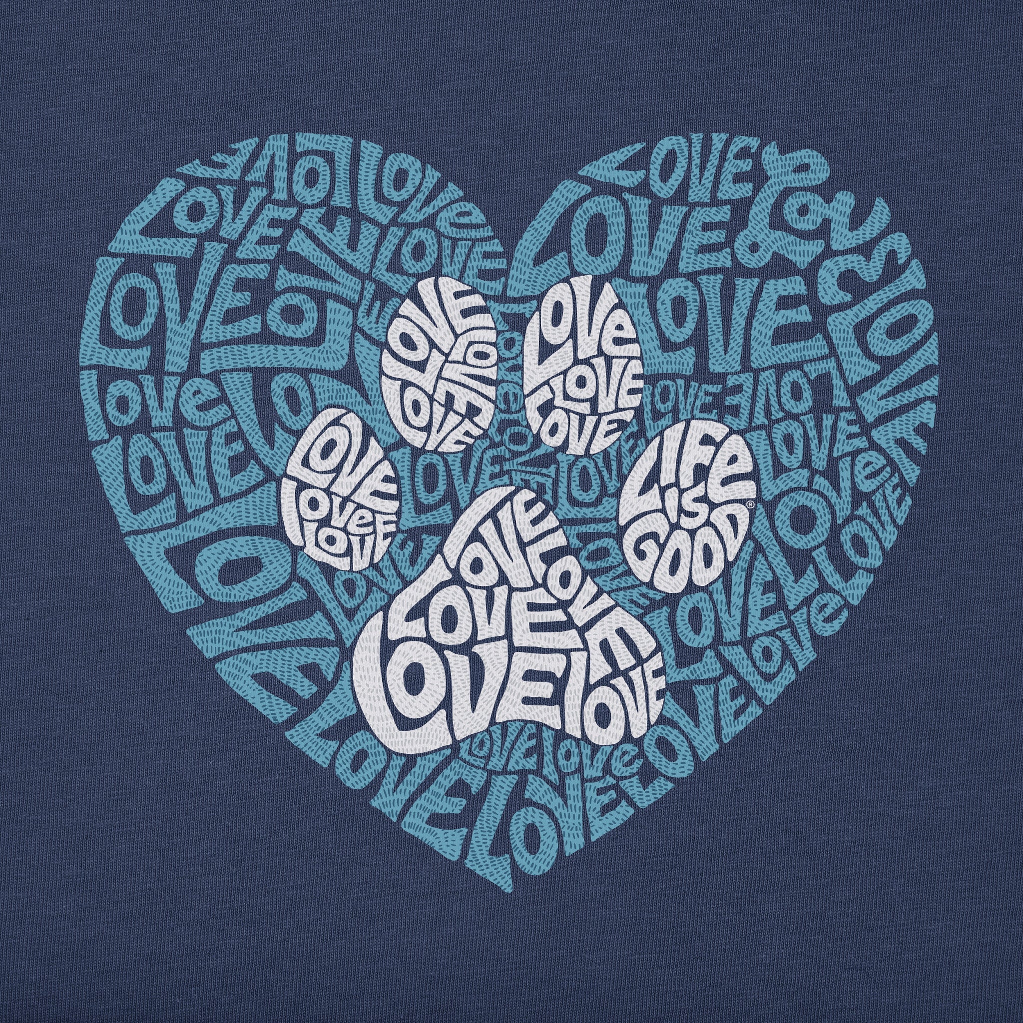 Women's Animal Heart Simply True Fleece Crew
