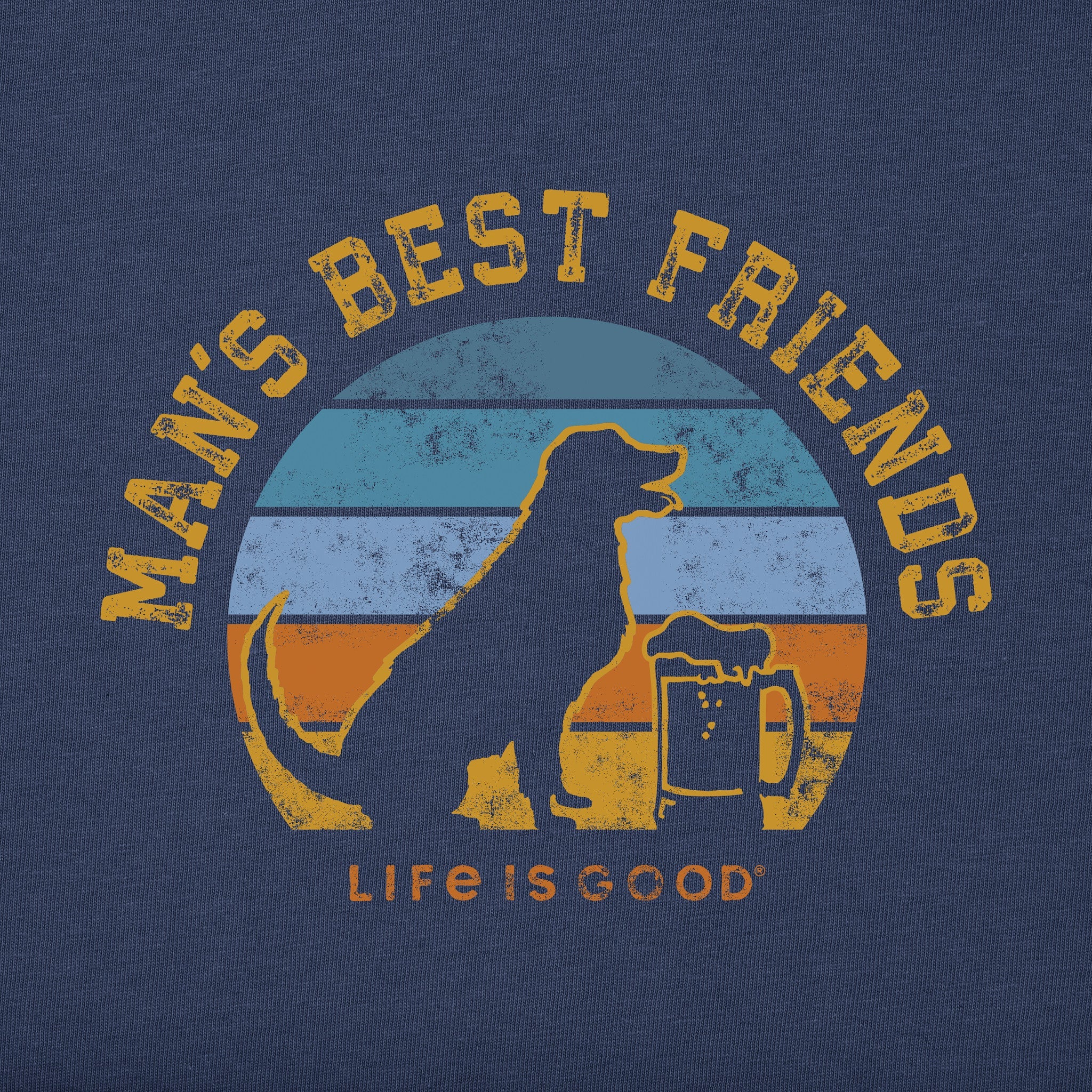 Men's Man's Best Friends Short Sleeve Crusher Tee