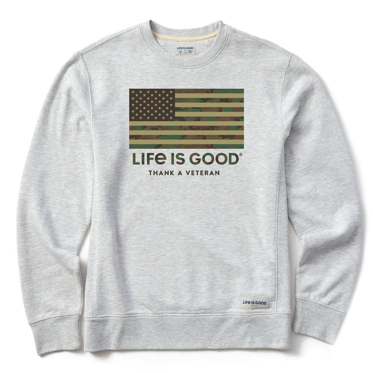 Men's Thank a Veteran Simply True Crew