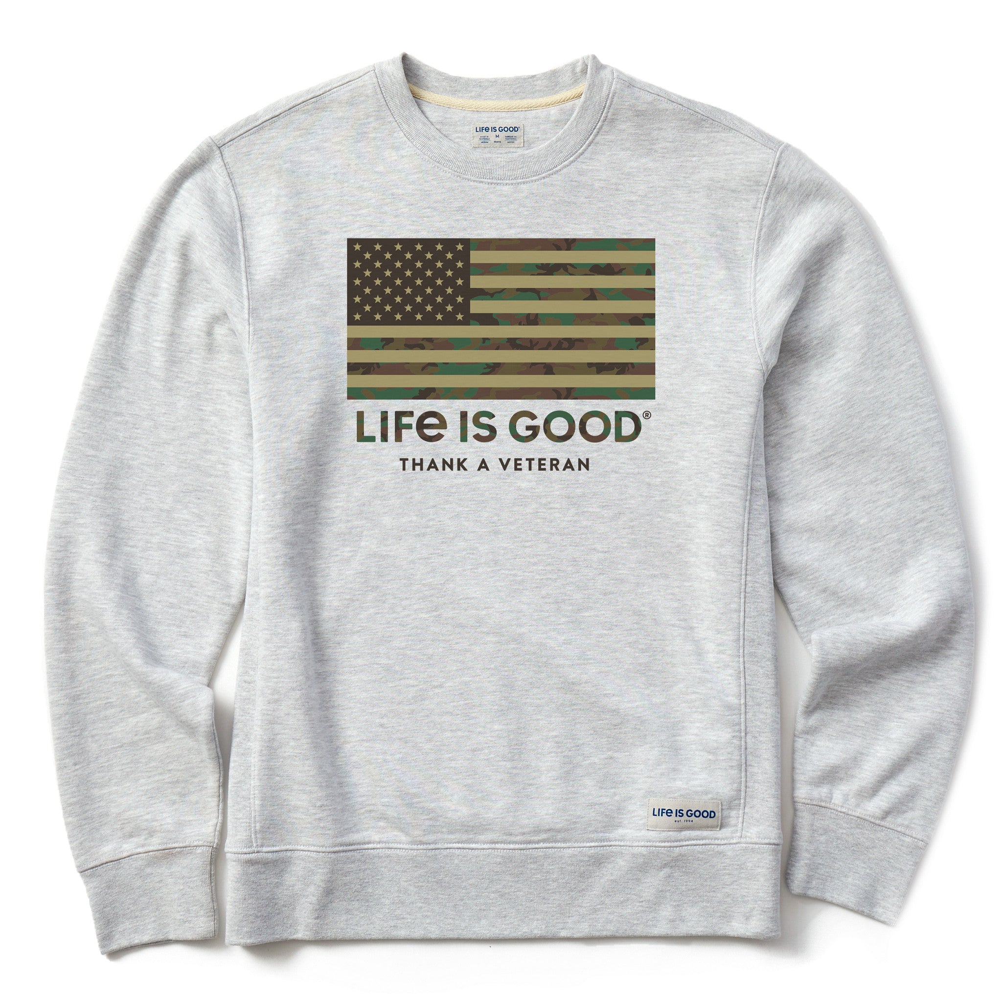 Men's Thank a Veteran Simply True Crew