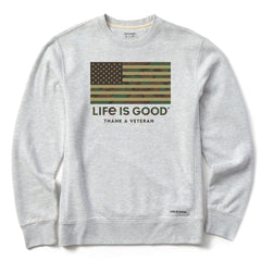 Men's Thank a Veteran Simply True Crew