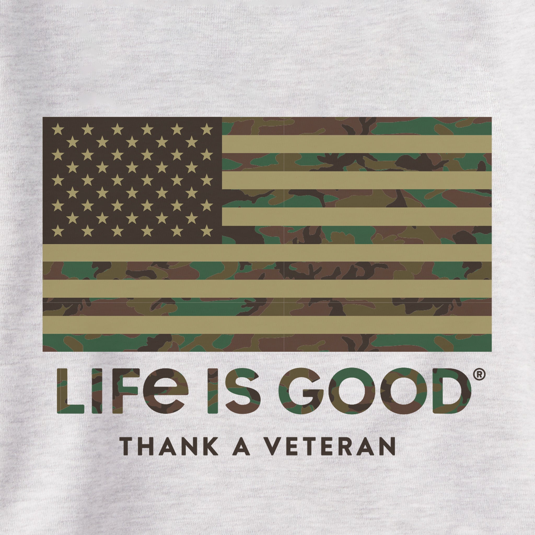 Men's Thank a Veteran Simply True Crew