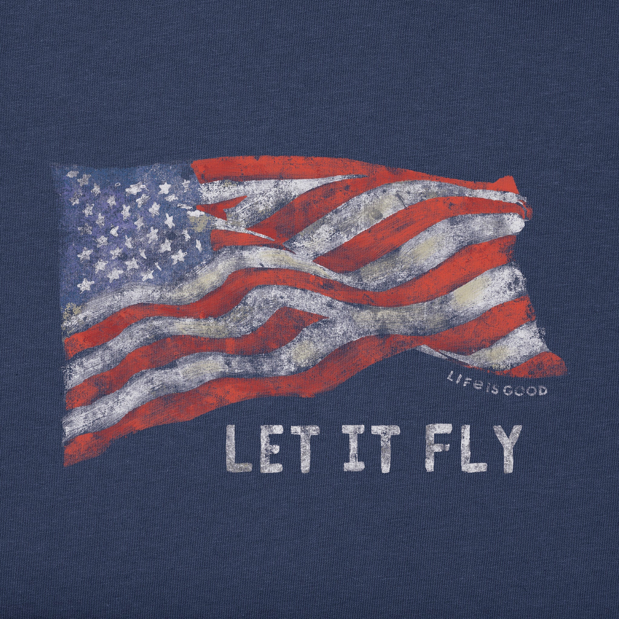 Women's Let It Fly Flag Short Sleeve Crusher Tee