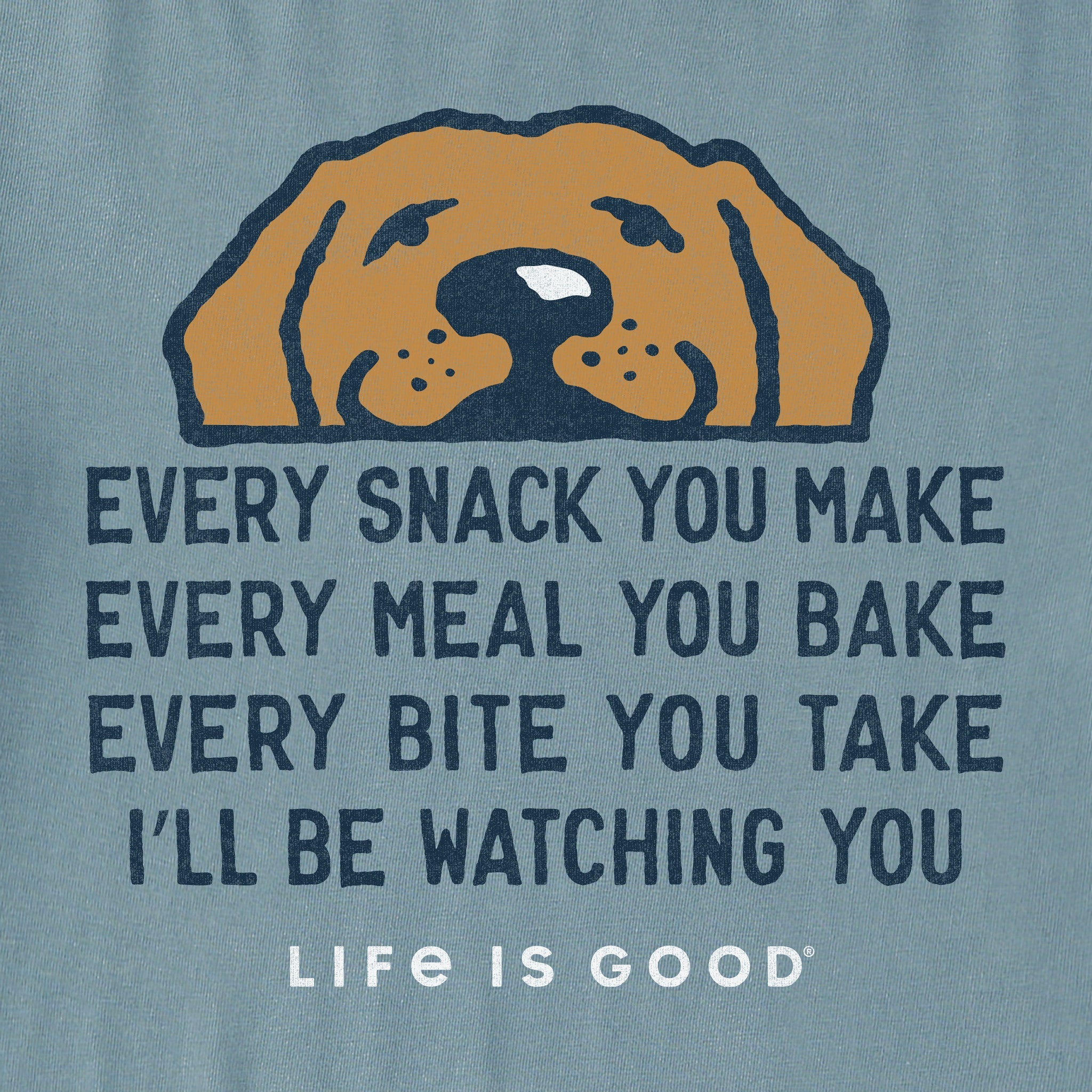 Men's I'll Be Watching You Long Sleeve Crusher Tee