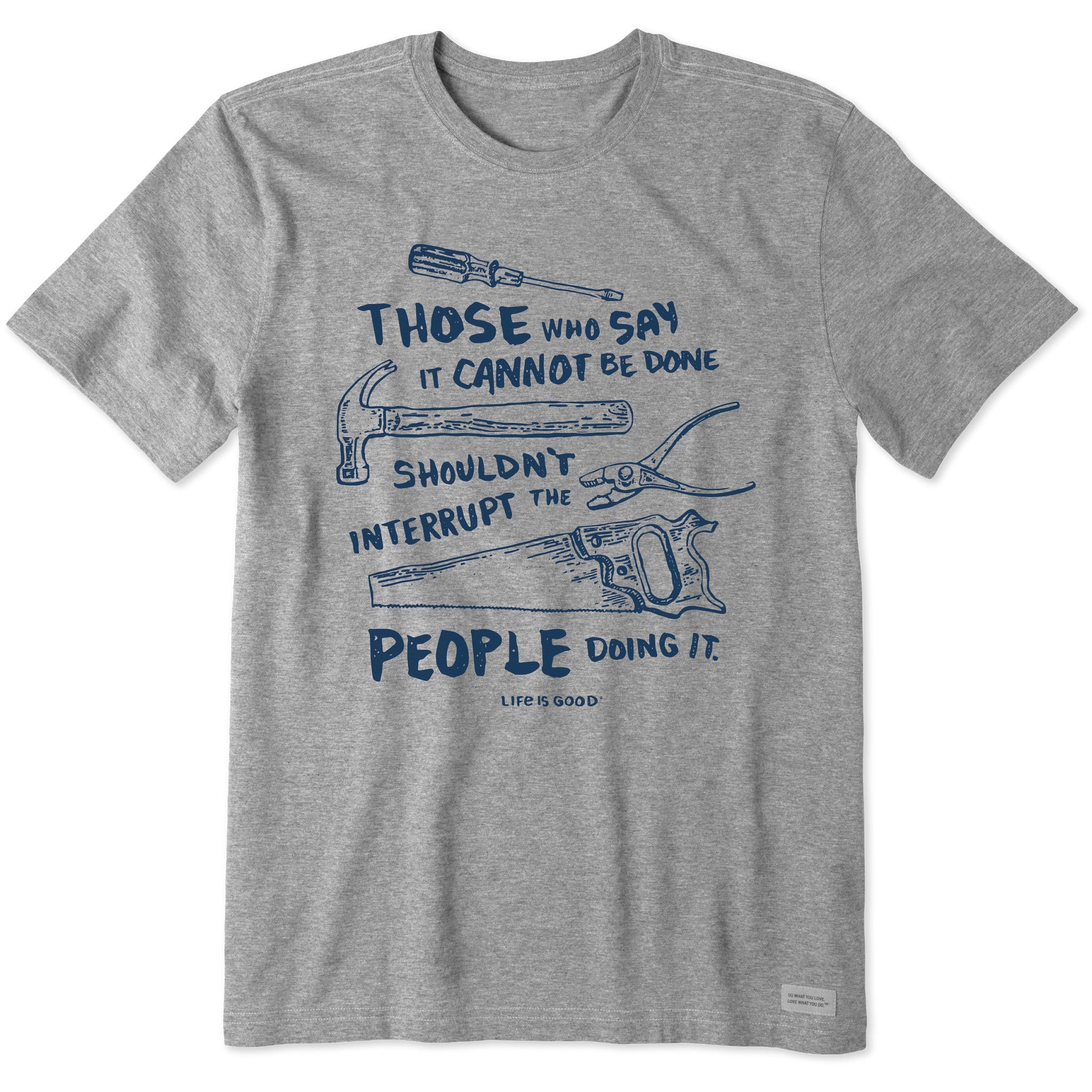 Men's Don't Interrupt - Tools Short Sleeve Crusher Tee