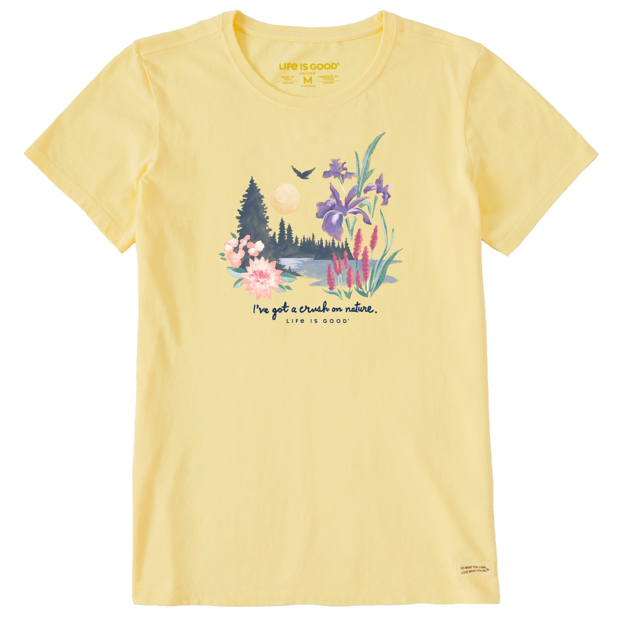 Women's Lakescape Crush on Nature Short Sleeve Tee