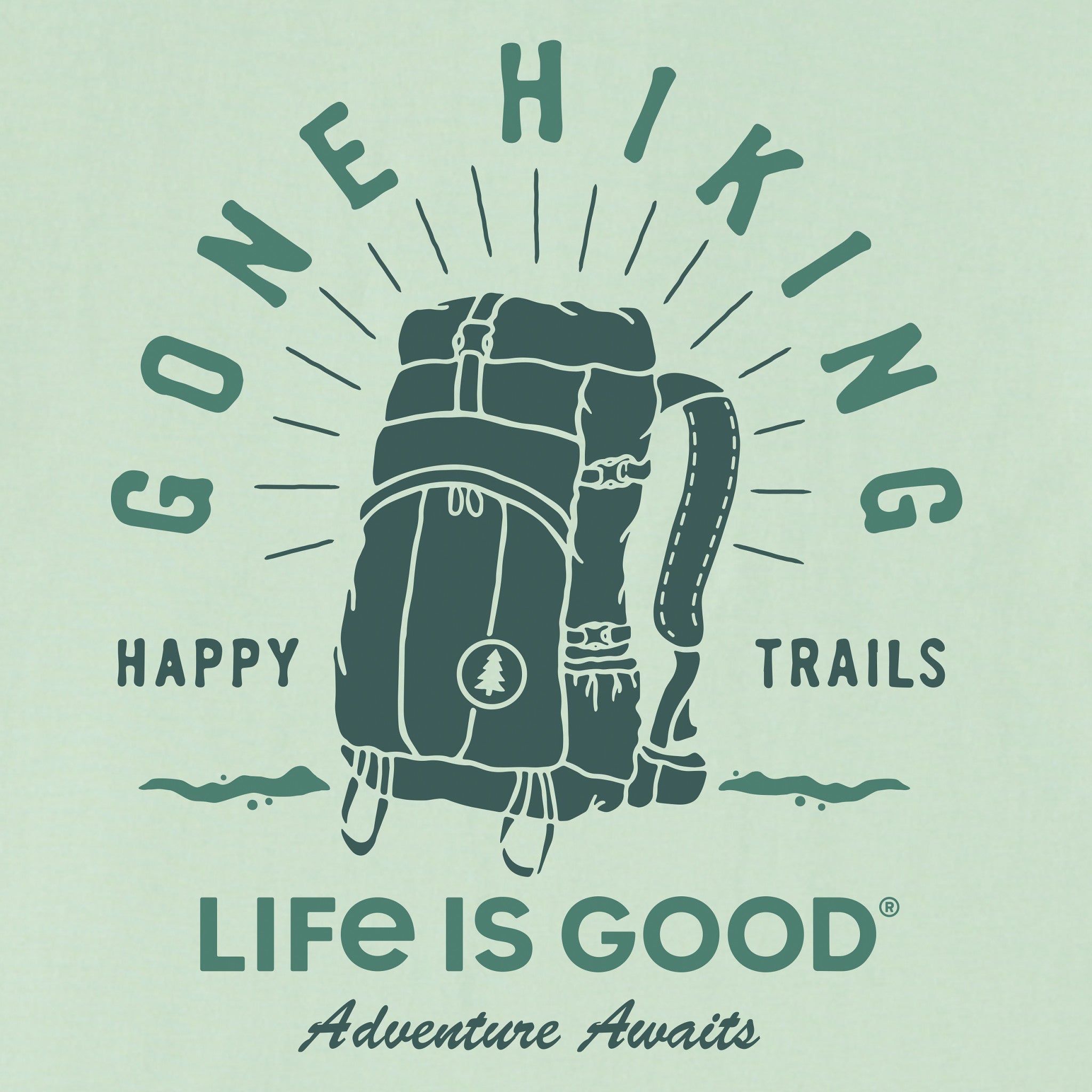 Women's Happy Trails Hiking Pack Short Sleeve Crusher Tee