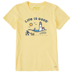 Women's Jake and Rocket Lighthouse Walk Short Sleeve Crusher Tee
