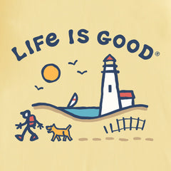 Women's Jake and Rocket Lighthouse Walk Short Sleeve Crusher Tee