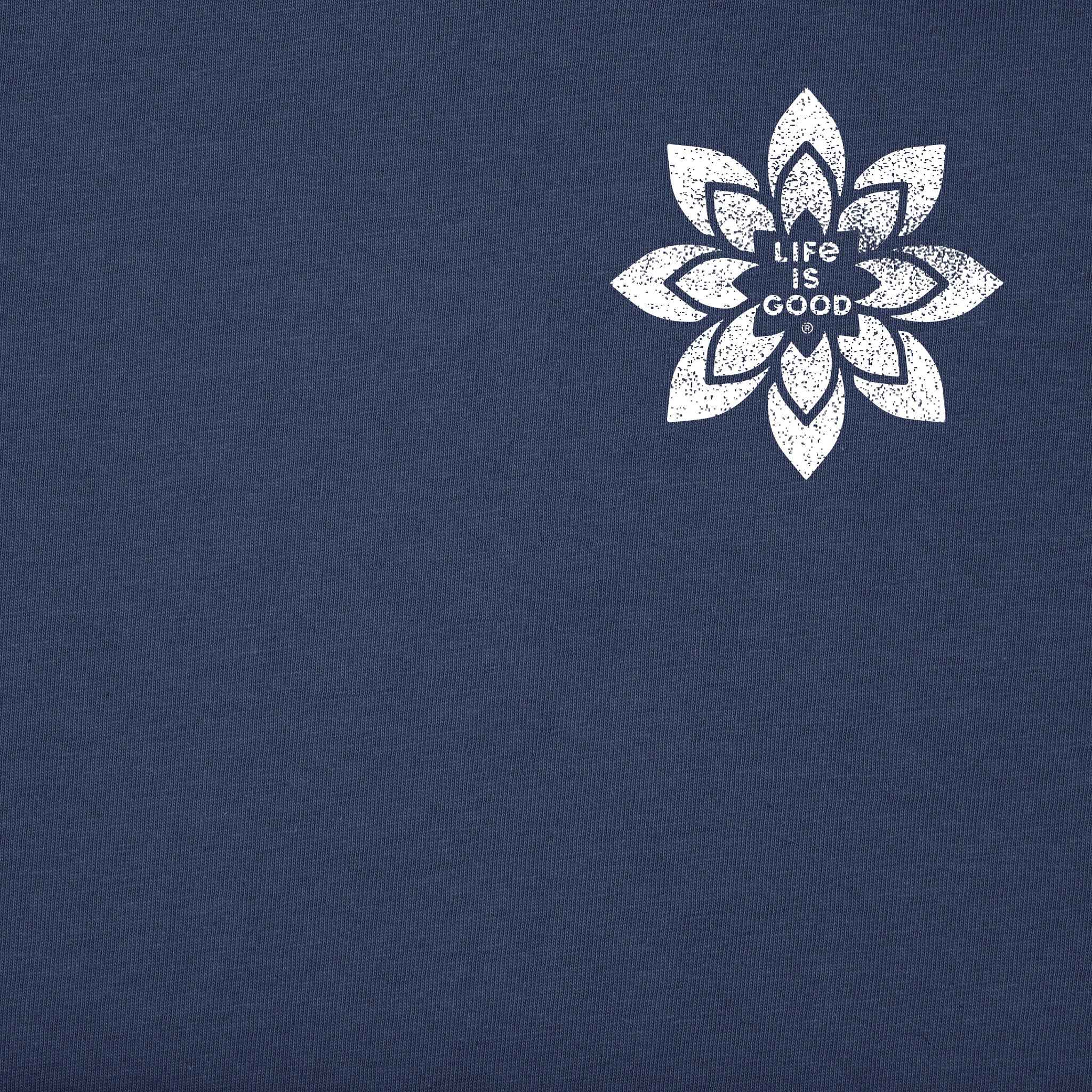 Women's Folk Art Garden Long Sleeve Crusher Tee