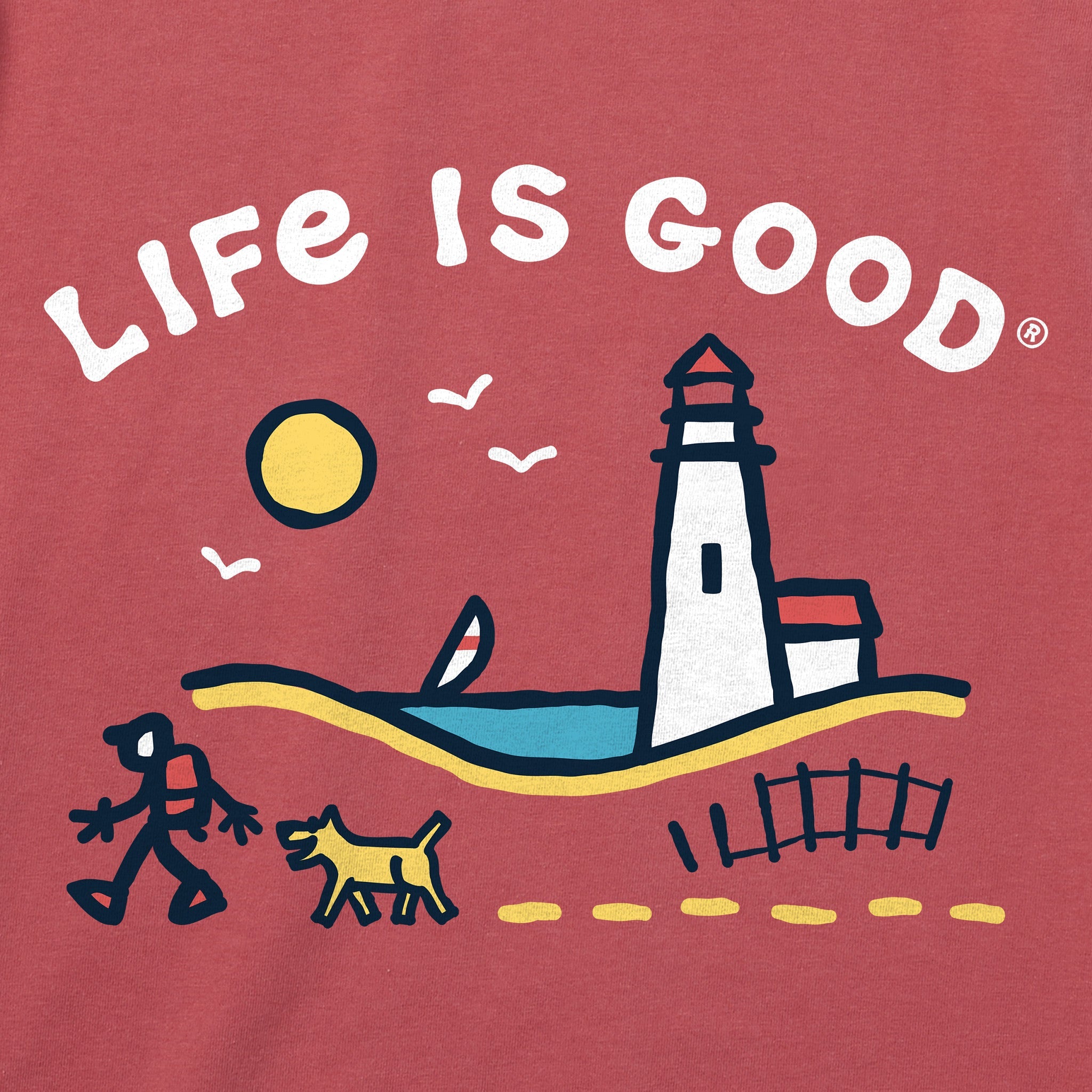 Men's Jake and Rocket Lighthouse Walk Short Sleeve Tee