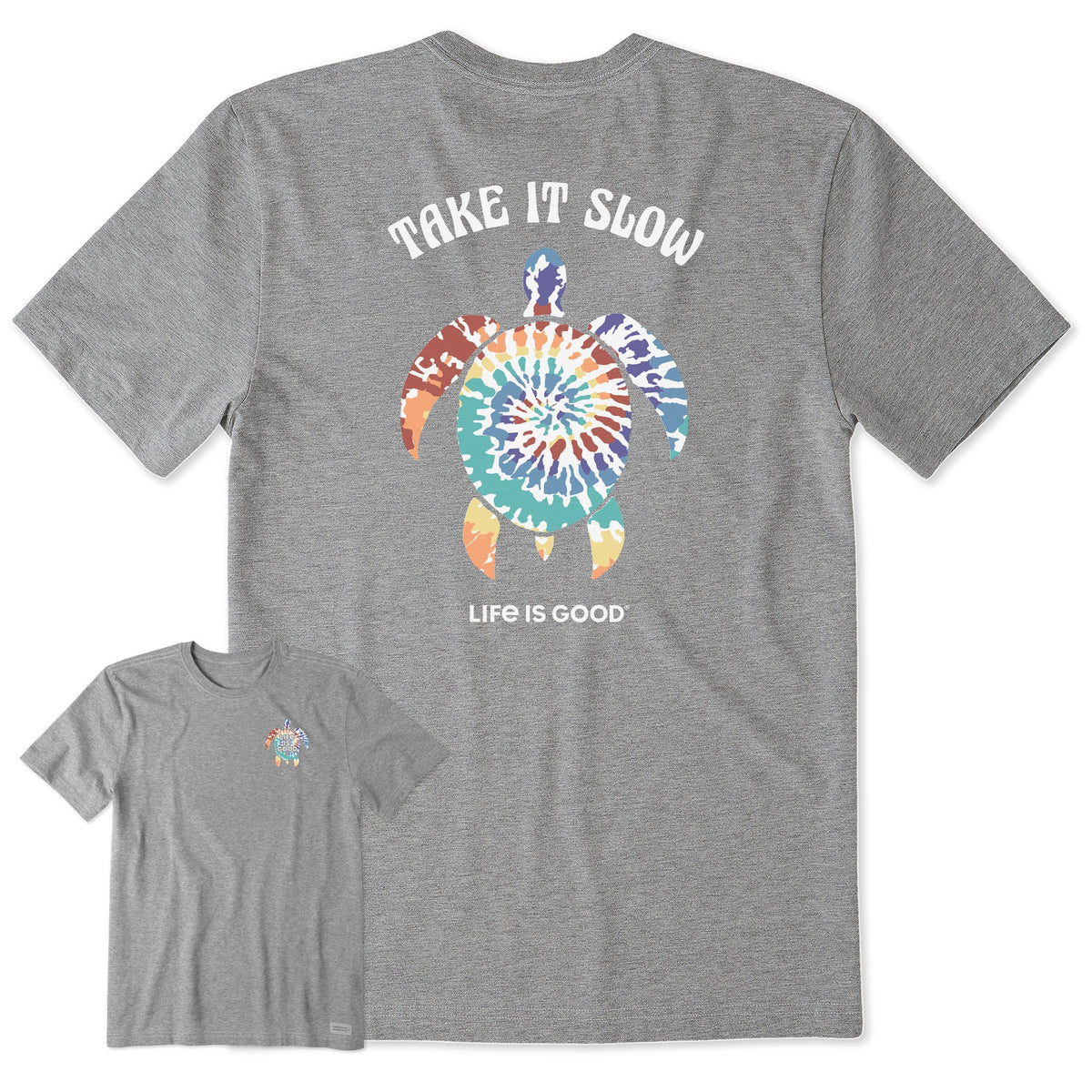 Men's Tie Dye Turtle Short Sleeve Crusher Tee