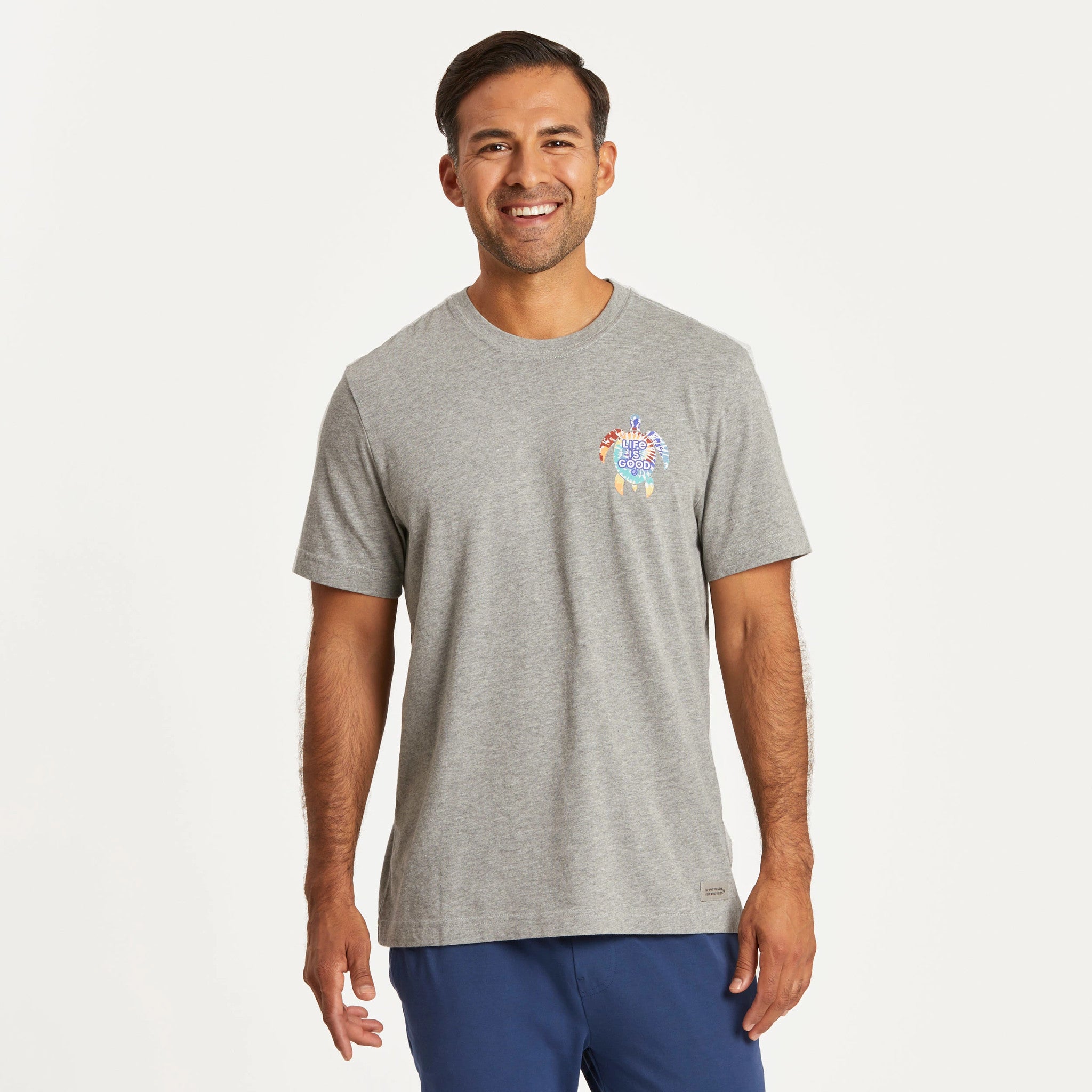 Men's Tie Dye Turtle Short Sleeve Crusher Tee
