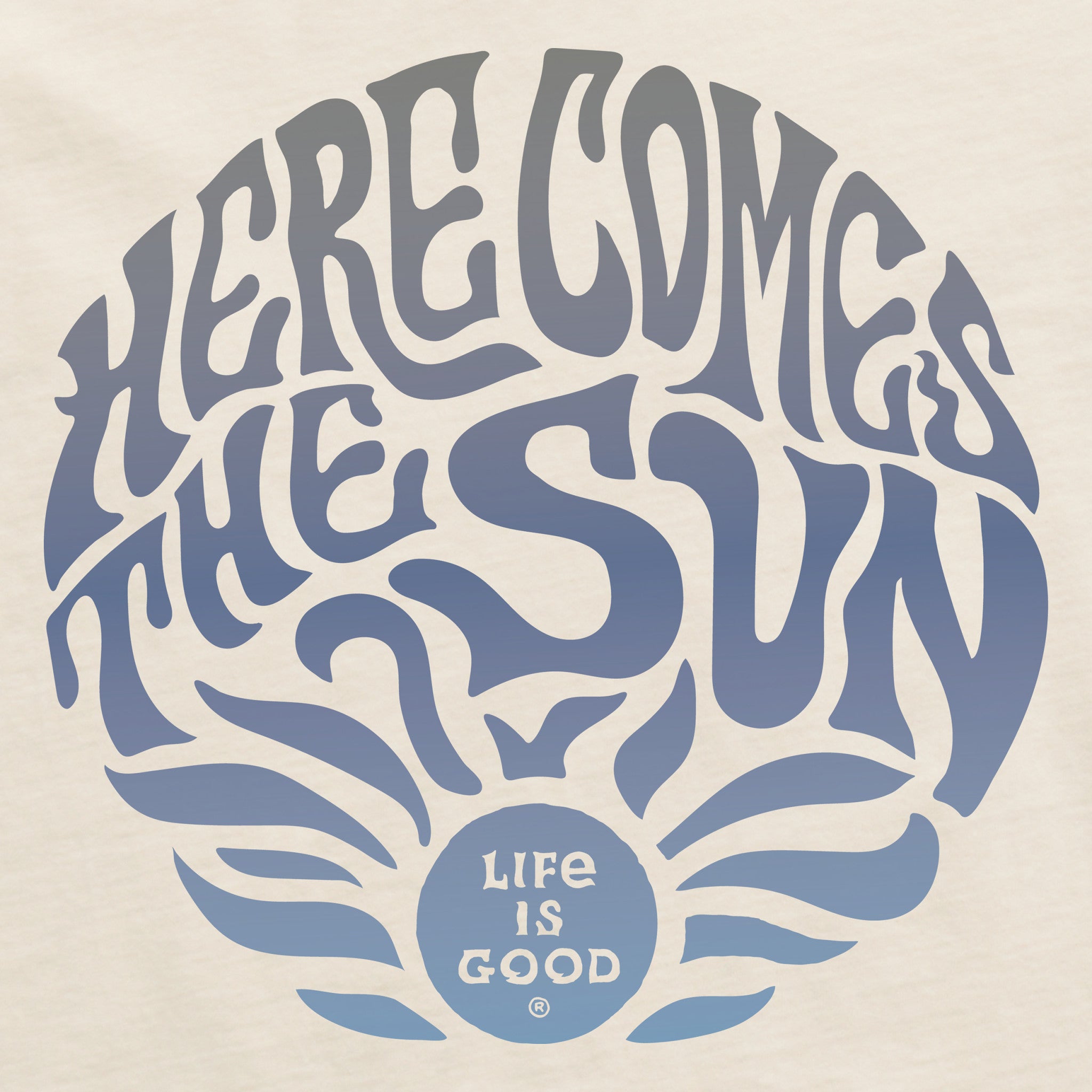 Men's Trippy Here Comes the Sun Short Sleeve Tee