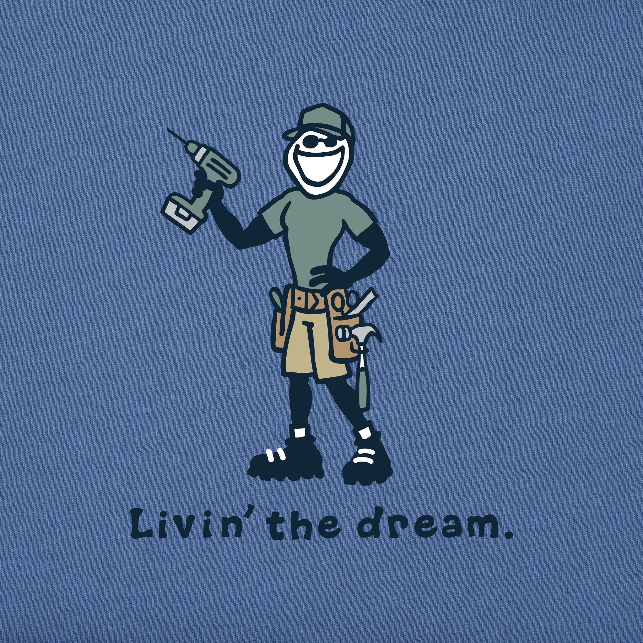 Men's Jake Livin the Dream Short Sleeve Crusher Tee