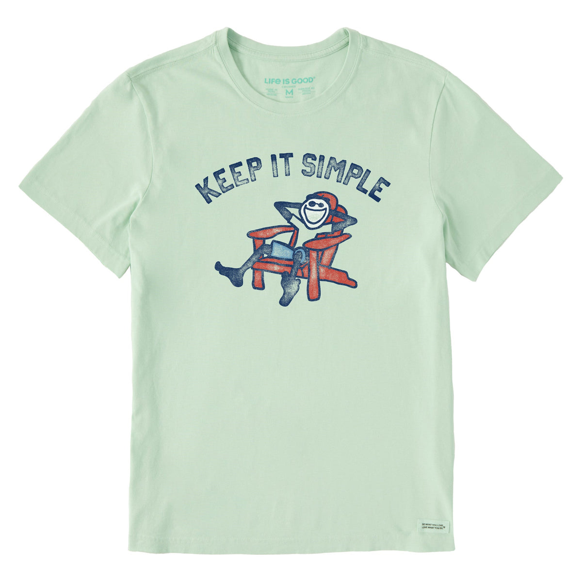 Men's Keep It Simple Adirondack Jake Short Sleeve Crusher Tee